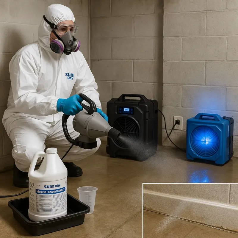 Sanitization and Odor Removal process in Kearny, NJ